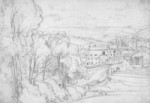 Untitled sketch of a town
